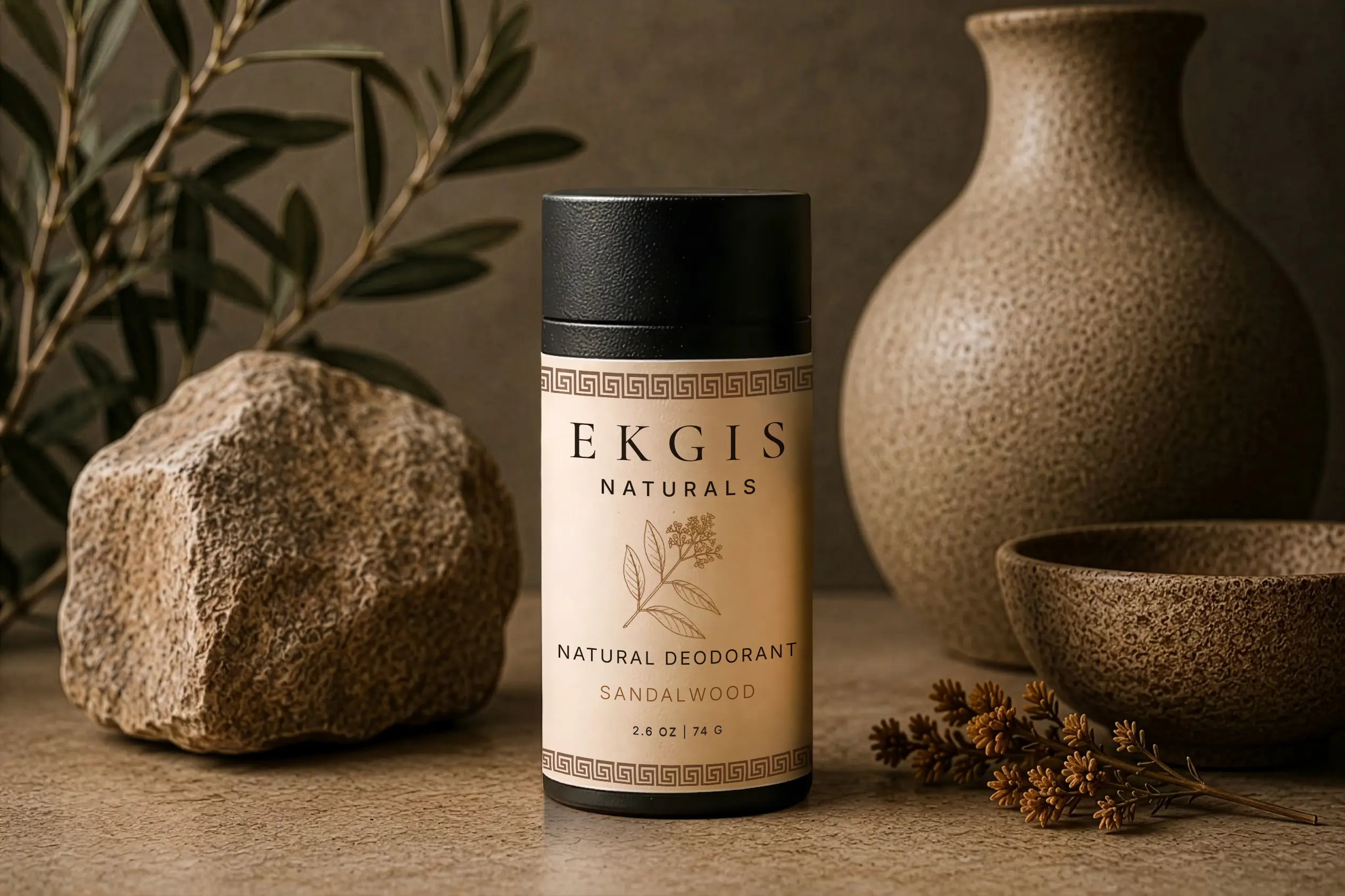 EKGIS natural deodorant and body care products